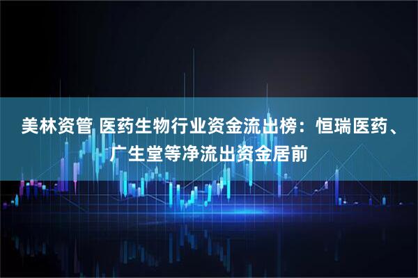 美林资管 医药生物行业资金流出榜：恒瑞医药、广生堂等净流出资金居前